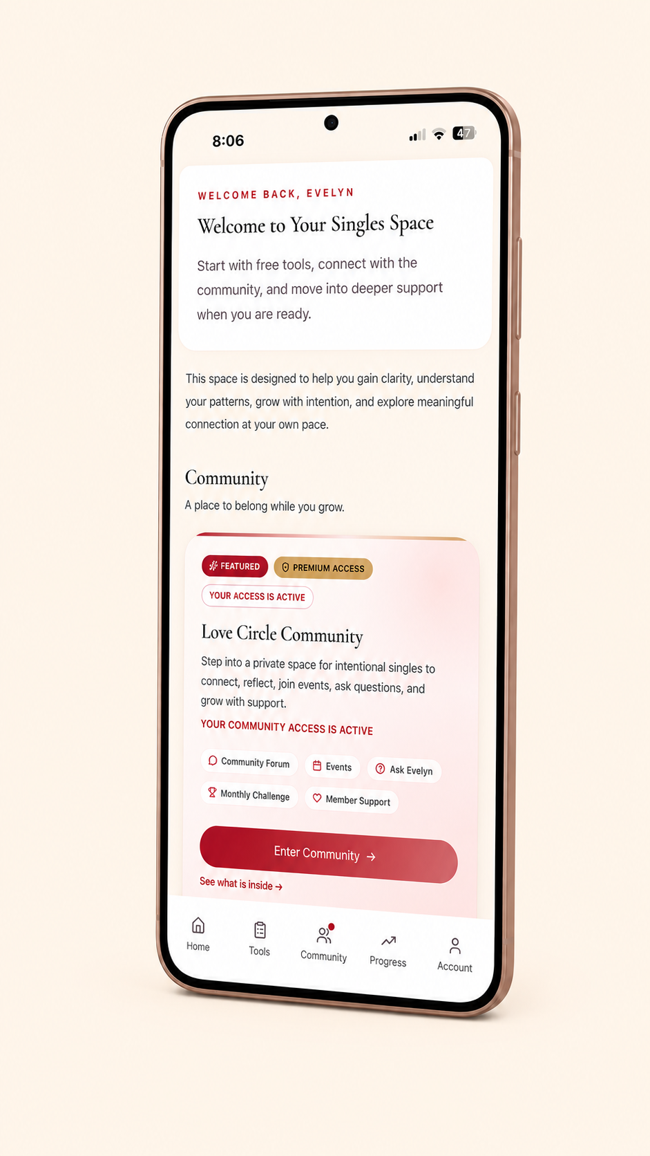 Aligned Singles Space with Love Circle Community
